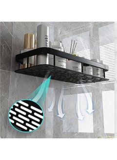 XiuWoo 2-Piece No Drilling Stainless Steel Bathroom Shower Shelf Floating Shelves  - Image 5