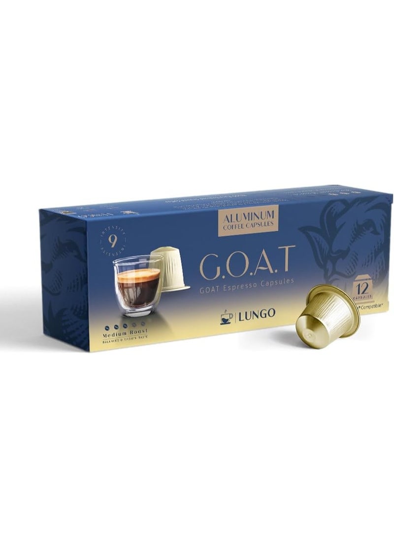 G.O.A.T GOAT Lungo Espresso Capsules - 12 Capsule - Image 1