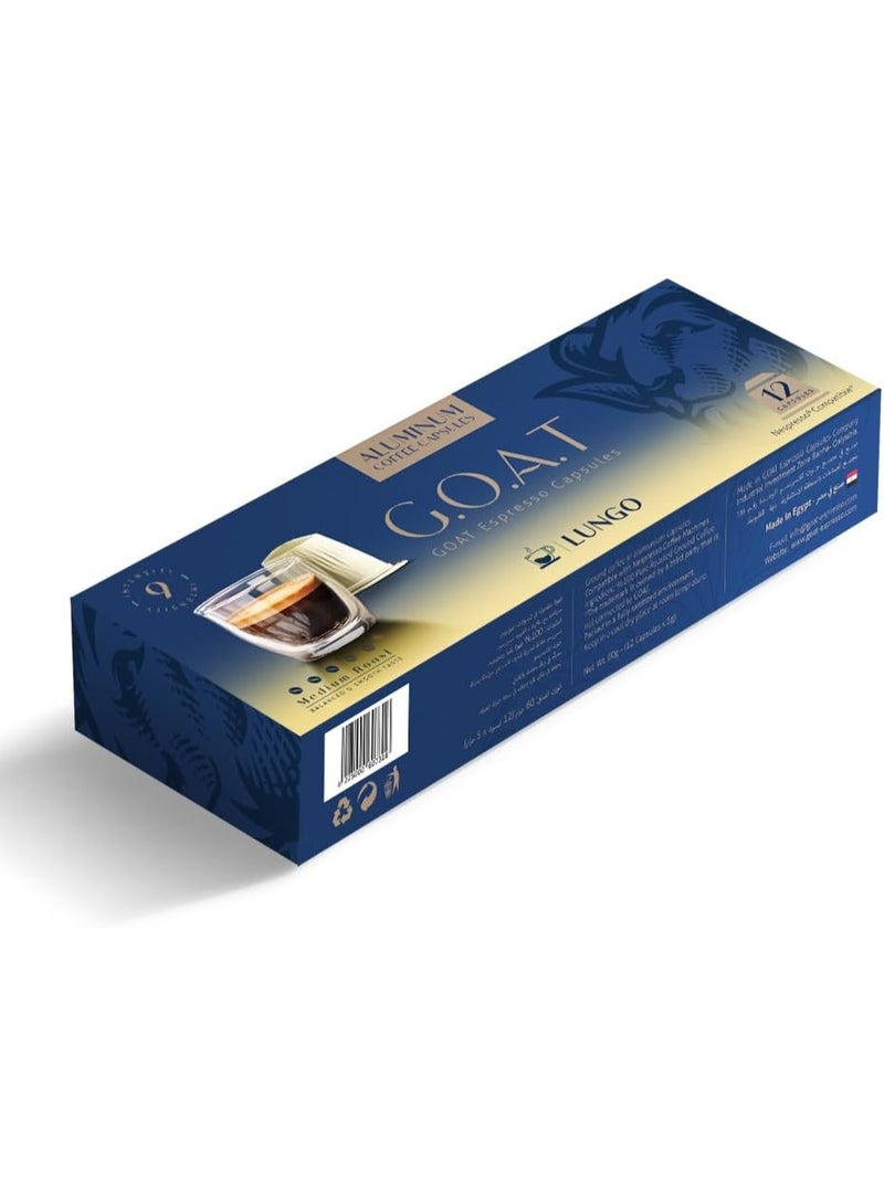 G.O.A.T GOAT Lungo Espresso Capsules - 12 Capsule - Image 3