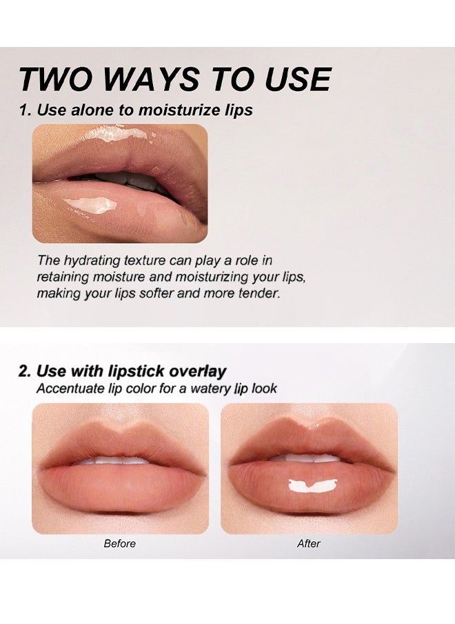 YOUNG VISION - Lip Glow Oil, 2 In 1 Double Effect Lip Glow Oil, Keeps Your Lips Moisturized, Locks In Moisture And Maintains a Lasting Charm,Simple To Operate and Save Your Time #004 - Image 1