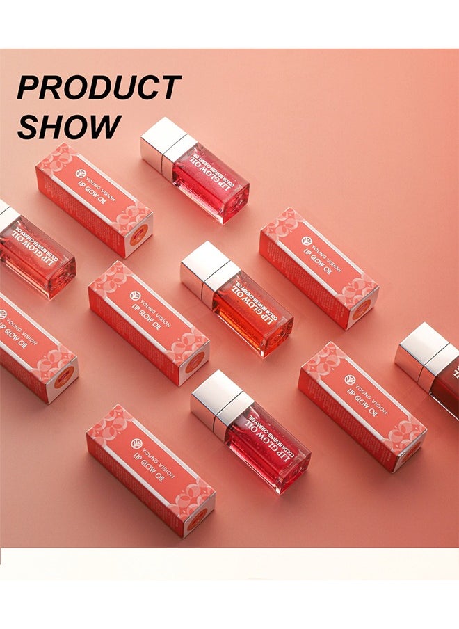 YOUNG VISION - Lip Glow Oil, 2 In 1 Double Effect Lip Glow Oil, Keeps Your Lips Moisturized, Locks In Moisture And Maintains a Lasting Charm,Simple To Operate and Save Your Time #004 - Image 1