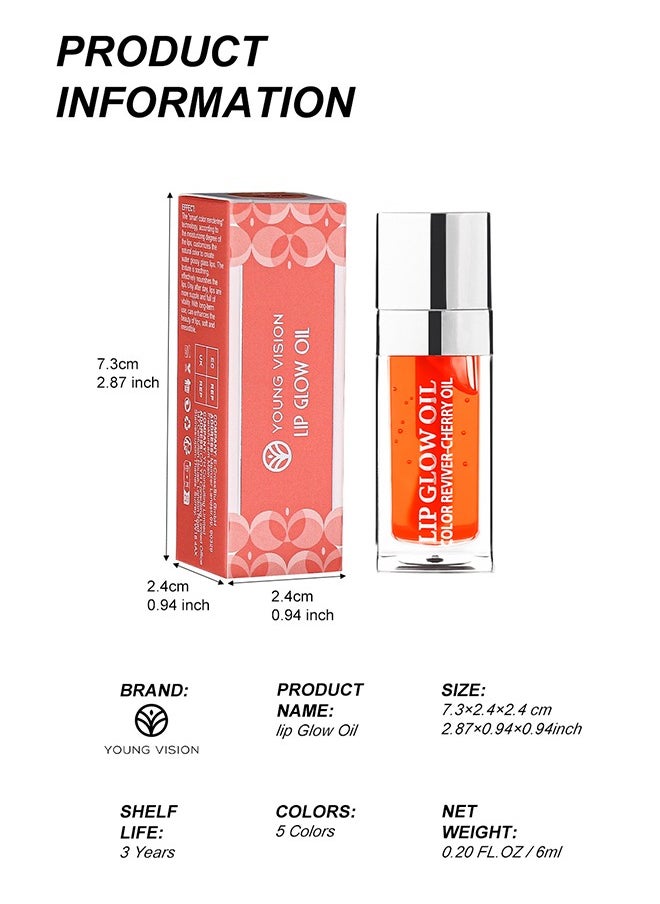 YOUNG VISION - Lip Glow Oil, 2 In 1 Double Effect Lip Glow Oil, Keeps Your Lips Moisturized, Locks In Moisture And Maintains a Lasting Charm,Simple To Operate and Save Your Time #004 - Image 1