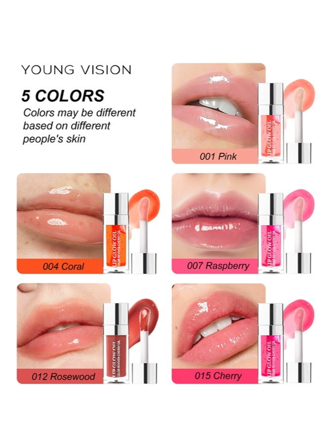 YOUNG VISION Lip Glow Oil, 2 In 1 Double Effect Lip Glow Oil, Keeps Your Lips Moisturized, Locks In Moisture And Maintains a Lasting Charm,Simple To Operate and Save Your Time #004 - Image 4