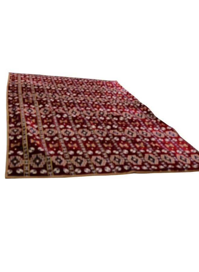 كادي ون مجموعة جلوس أرضية تراثية مكونة من 9 قطع مناسبة للسفر والرحلات البرية والحديقة , طقم فرشة تخييم ارضية مع اربع مراكى و 4 كراسي وبساط من القماش عالي الجودة يكفي ل 8 أشخاص - Image 4