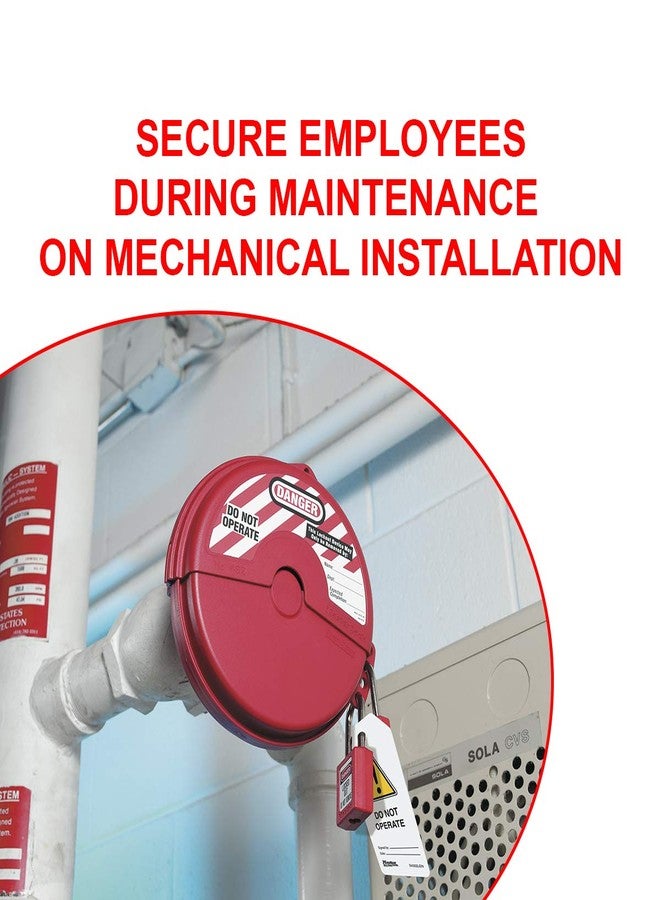 Master Lock 410KARED Lockout Tagout Safety Padlock with Key, Keyed-Alike - Image 4