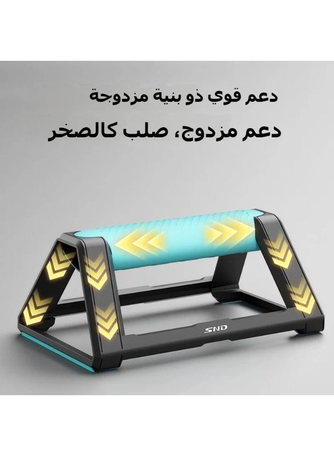 KVLA Push Up Bars for Home Workout, Triangular Stable Support with Wrist Protection & Anti-Slip Base, Strength Training Handles for Men and Women, Pushup Stands for Chest Arm Exercise -1 Pair - Image 2