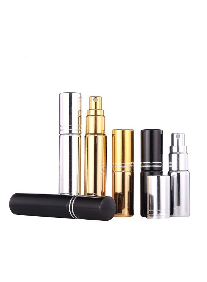 Huitich 10ml Electroplated UV Glass Perfume Spray Bottle – Refillable Travel Atomizer - Image 3