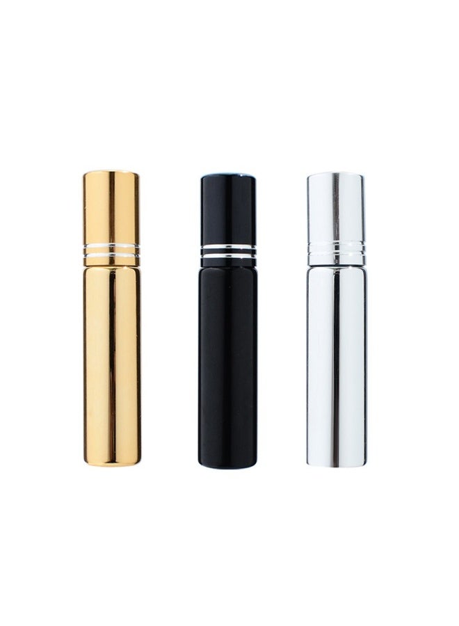 Huitich 10ml Electroplated UV Glass Perfume Spray Bottle – Refillable Travel Atomizer - Image 1