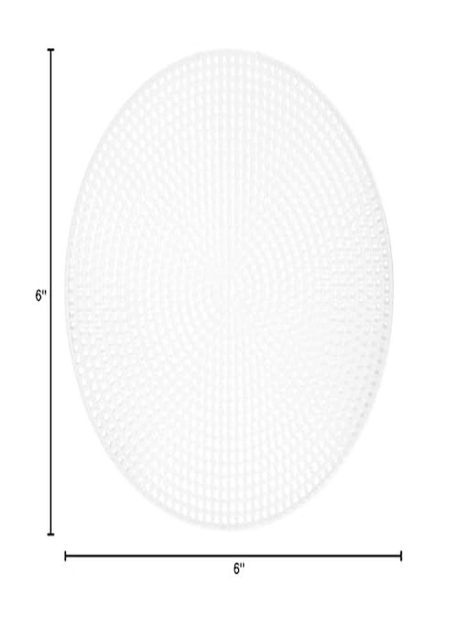 Cousin 7 Holes per inch Plastic Stitching Canvas Shape, 6 inch - Image 2