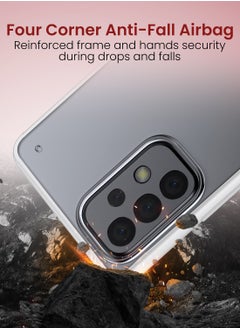 Moxedo Moxedo Samsung Galaxy A53 5G Shockproof Drop Protection Slim Design  Frosted Matte  Case Cover  (White )  - Image 4