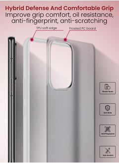 Moxedo Moxedo Samsung Galaxy A53 5G Shockproof Drop Protection Slim Design  Frosted Matte  Case Cover  (White )  - Image 3
