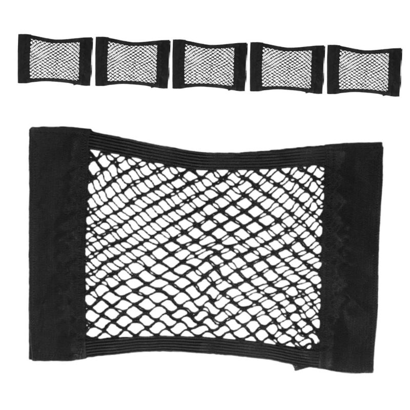 6 Pcs Mesh Trunk Organizer Net Bag For Suv Golf Cart Automotive Rear Cargo Storage - Image 2