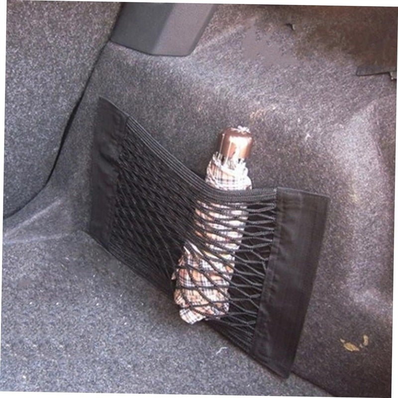 6 Pcs Mesh Trunk Organizer Net Bag For Suv Golf Cart Automotive Rear Cargo Storage - Image 5