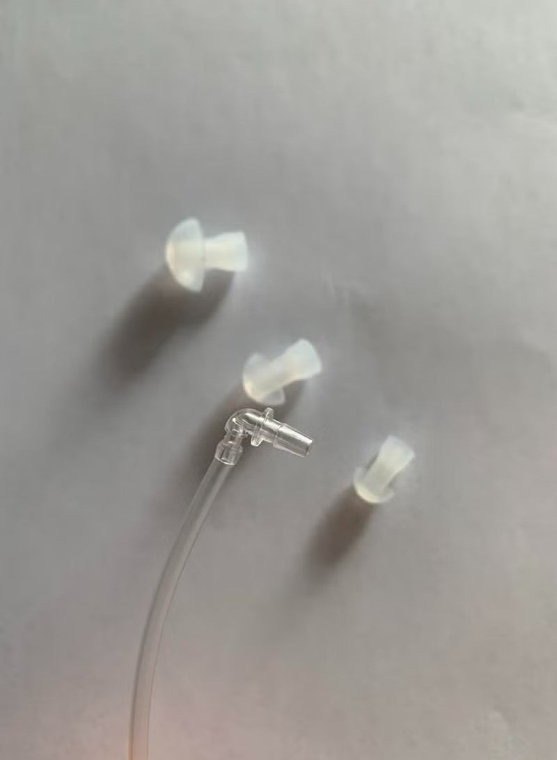 Universal Sound Tube + 3 x Ear Plugs/eartips/Domes for BTE Hearing Aids - Image 3