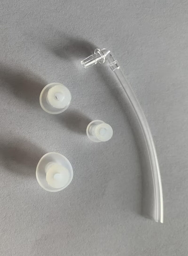 Universal Sound Tube + 3 x Ear Plugs/eartips/Domes for BTE Hearing Aids - Image 2