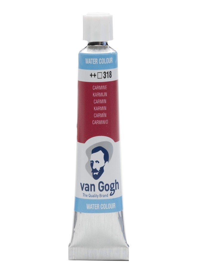 Van Gogh Watercolor Paint, 10ml Tube, Carmine 318 - Image 1