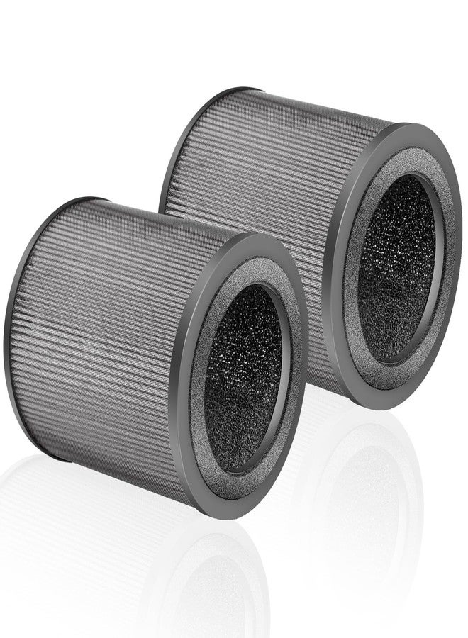 Slirceods Air Filter Compatible with Coway Airmega 50 Air Purifier Replacement Filters, H13 Filter, Activated Carbon Filter, 2-Pack - Image 1