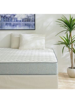 DANUBE HOME Freeze Gel Infused Visco Foam Pocket Spring Mattress Medium Firm Feel King Bed Mattress Spine Balance For Pressure Relief L200Xw180 Cm Thickness 25 Cm - White  - Image 2