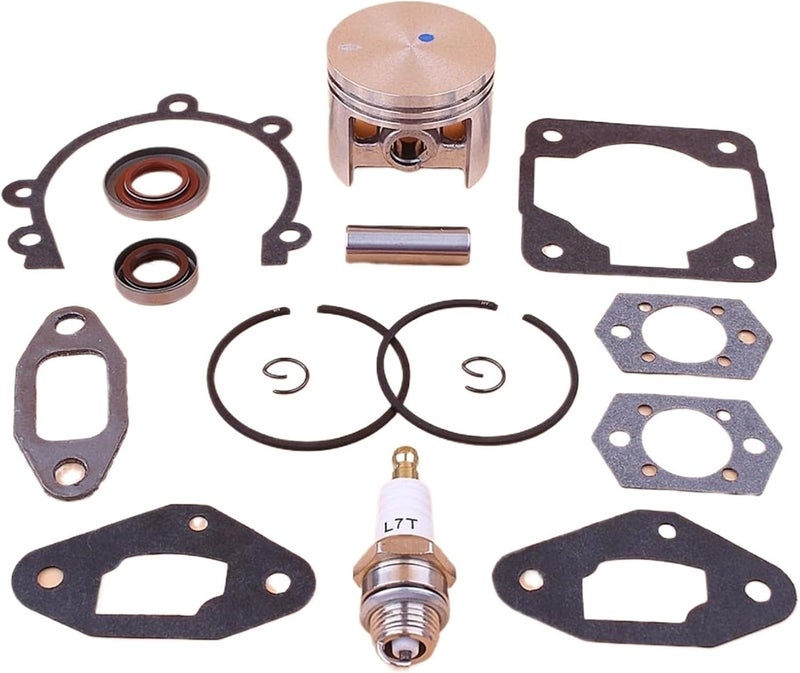 Yurefax 46mm Piston Kit for Leaf Blowers and Chainsaws - Image 1