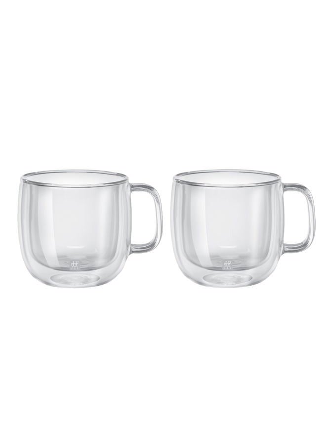 Zwilling J.A. Henckels Glass Cappuccino Mug Set, Clear, 15 fl oz. - Image 1