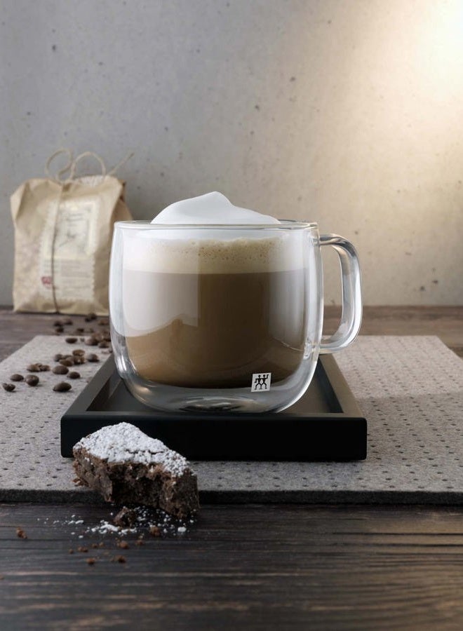 Zwilling J.A. Henckels Glass Cappuccino Mug Set, Clear, 15 fl oz. - Image 5