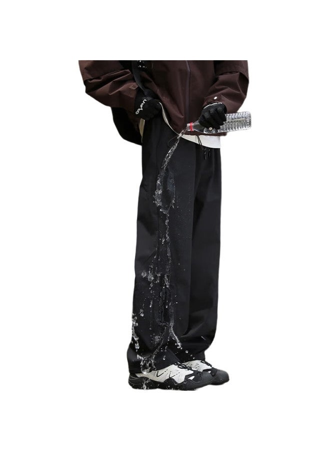 SHANNU (Shannu) Storm-Proof Waterproof Assault Pants Men'S Autumn And Winter Outdoor Mountaineering American Functional Work Pants Black 3Xl - Image 1