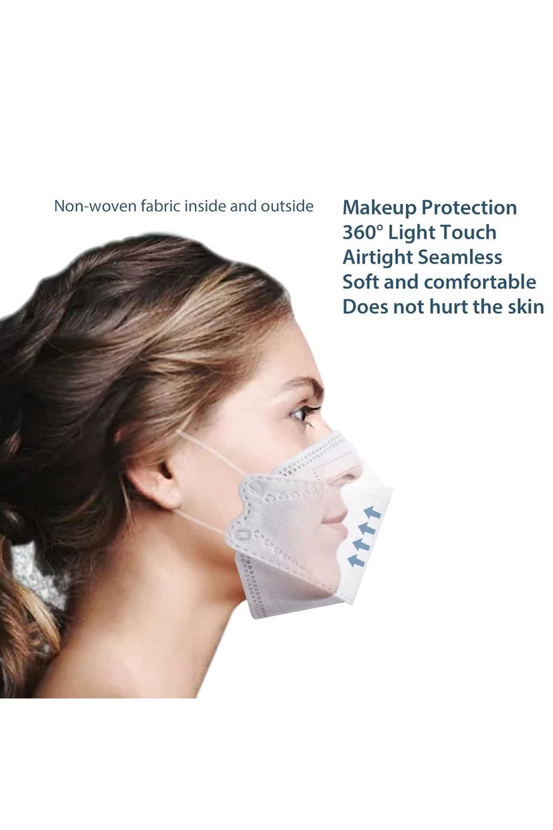 KIIUMI 10 Pcs KN95 Face Masks Black for Adults, 3D Breathable Dust Masks Individually Wrapped with Elastic Earloop and Nose Clip - for Office, Travel, Daily Protection - Image 5