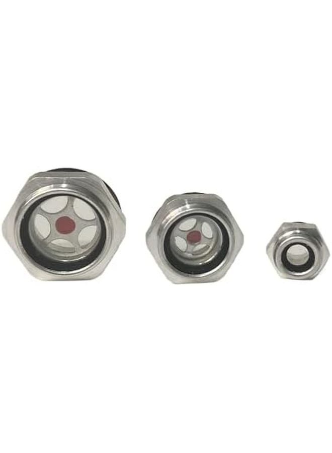 M14x1 5 سبيكة ألومنيوم نافذة زجاجية لمؤشر مستوى الزيت بدون علامة حمراء - Image 4