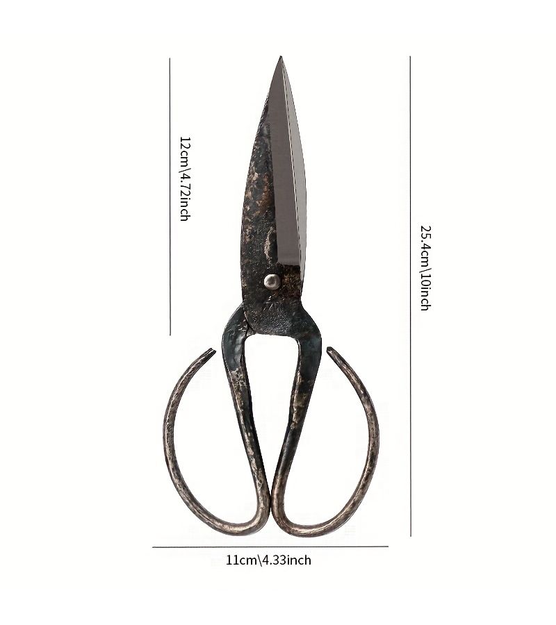 Vintage Daha Large Head Shears Rust Free Scissors For Cutting Hard Materials And Noodles - Image 5