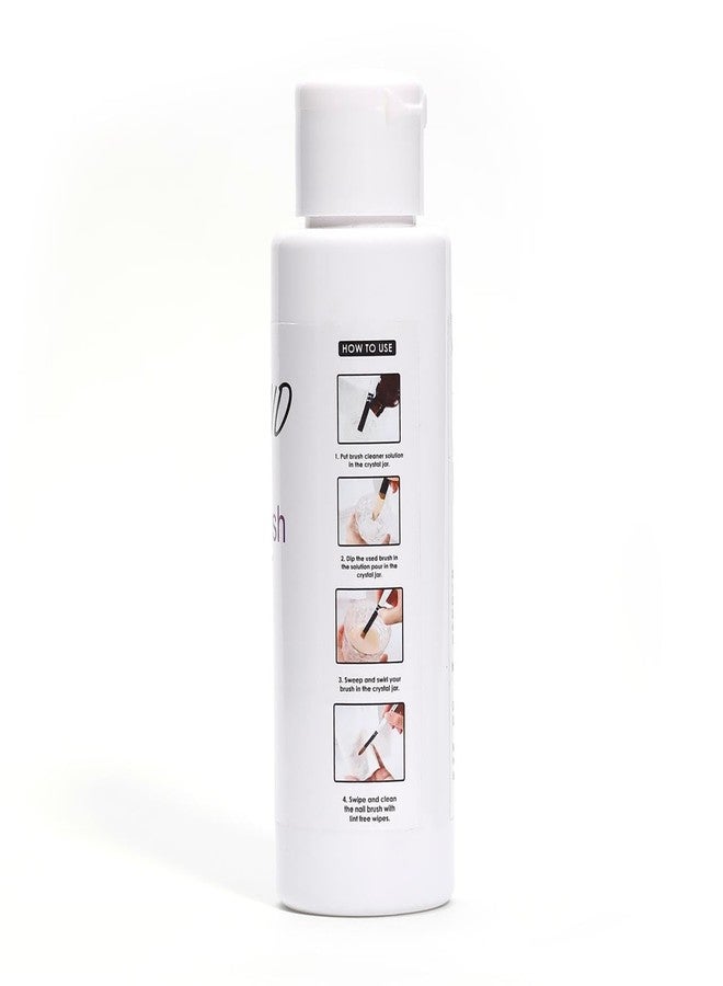 NAILWIND Nail Art Brush Cleaner & Restorer for Gel Polish/Nail Extension Gel/Nail Art Liner/Dip Powder/Acrylic Builder Manicure Brush DIY Salon at Home 100ml - Image 5