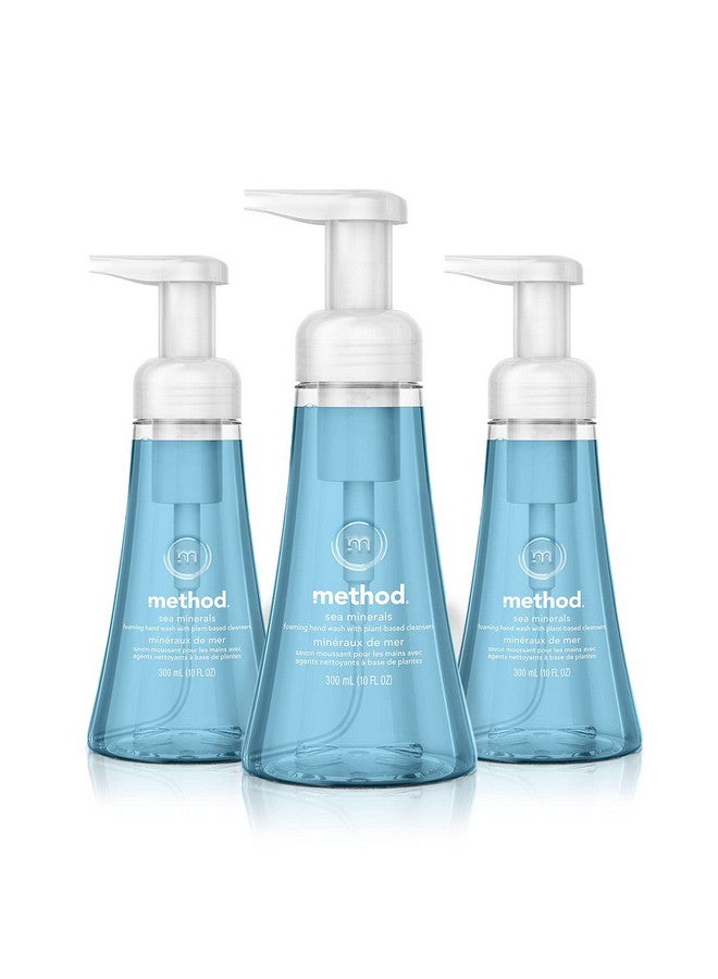 Method Foaming Hand Soap, Sea Minerals, Paraben and Phthalate Free, Biodegradable Formula, 10 fl oz (Pack of 3) - Image 1
