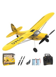 VOLANTEXRC Rc Plane Trainer Sport Cub 3Ch Remote Control Airplane With Prop Saver, 6-Axis Gyro Stabilizer & 3 Modes To Fly, Radio Controlled Aircraft Rtf For Beginners, Kids And Adults (400Mm,Yellow)  - Image 1