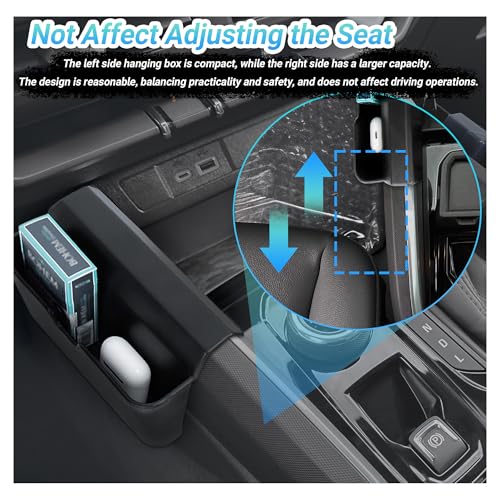 Sinminou Center Console Organizer Compatible with 2023-2026 Chevy Colorado/2023-2026 GMC Canyon, Armrest Storage Box＆Gear Shift Organizer Tray Interior Truck Accessories - Image 4