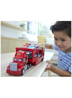 Disney Cars Mack Hauler, 13-inch Toy Transporter Truck with Ramp & Carry Storage for 12 Vehicles  - Image 2