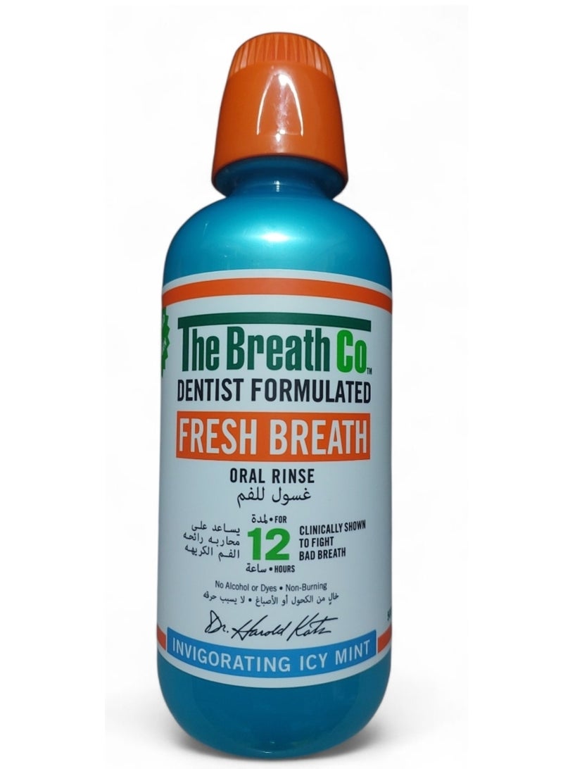 TheraBreath Fresh Breath Iced Mint Mouthwash 500ml