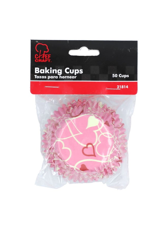 شيف كرافت مجموعة اكواب خبز ورقية من ، مكونة من 50 قطعة، متعددة الالوان 8.2 x 8.4 x 10.8 سم 21814 - Image 3