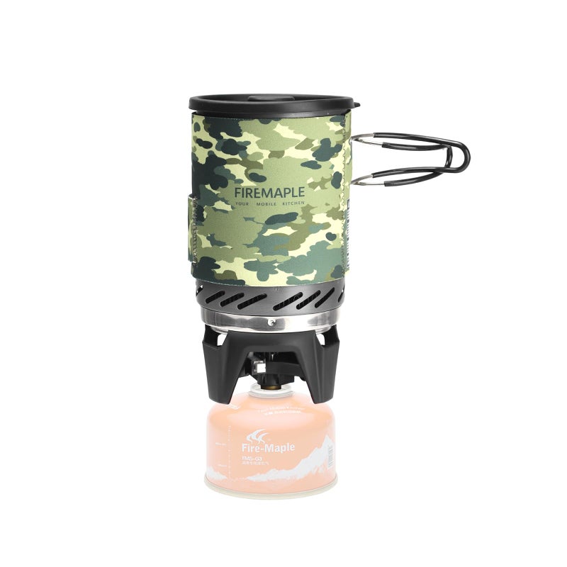 Fire-Maple "Fixed Star 1" Personal Cooking System | Pot/Jet Burner Stove System with Electric Ignition | Ideal for Hiking, Camping, Backpacking, Fishing, Hunting Trips and Emergency Use - Image 1