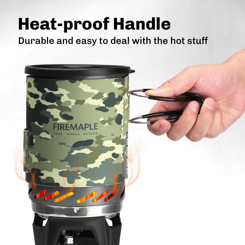 Fire-Maple "Fixed Star 1" Personal Cooking System | Pot/Jet Burner Stove System with Electric Ignition | Ideal for Hiking, Camping, Backpacking, Fishing, Hunting Trips and Emergency Use - Image 3
