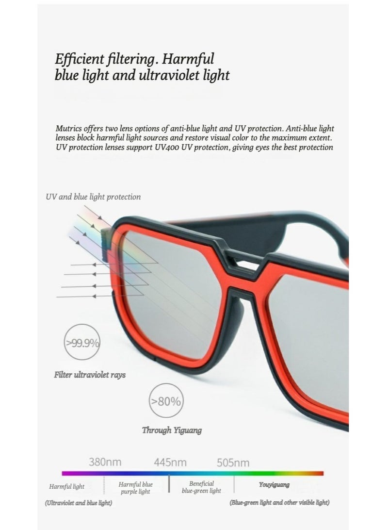 Bluetooth headphones and smart glasses can play music and protect against UV rays. Suitable for both men and women. - Image 4