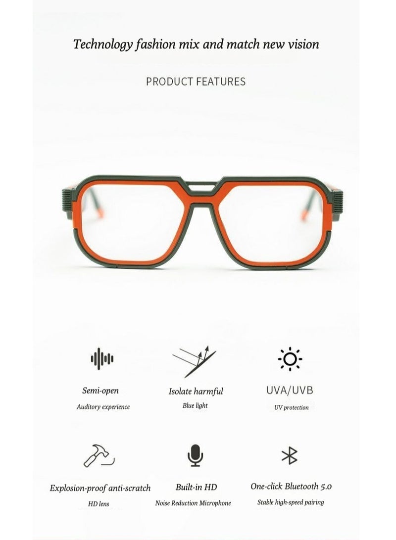 Bluetooth headphones and smart glasses can play music and protect against UV rays. Suitable for both men and women. - Image 3