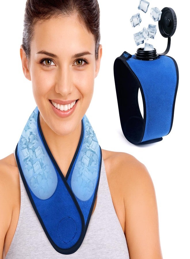 Hilph Refillable Neck Ice Pack, Wearable Neck Ice Bag, 2 Hours Long Lasting - Image 1