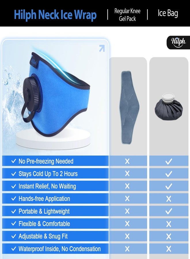 Hilph Refillable Neck Ice Pack, Wearable Neck Ice Bag, 2 Hours Long Lasting - Image 4