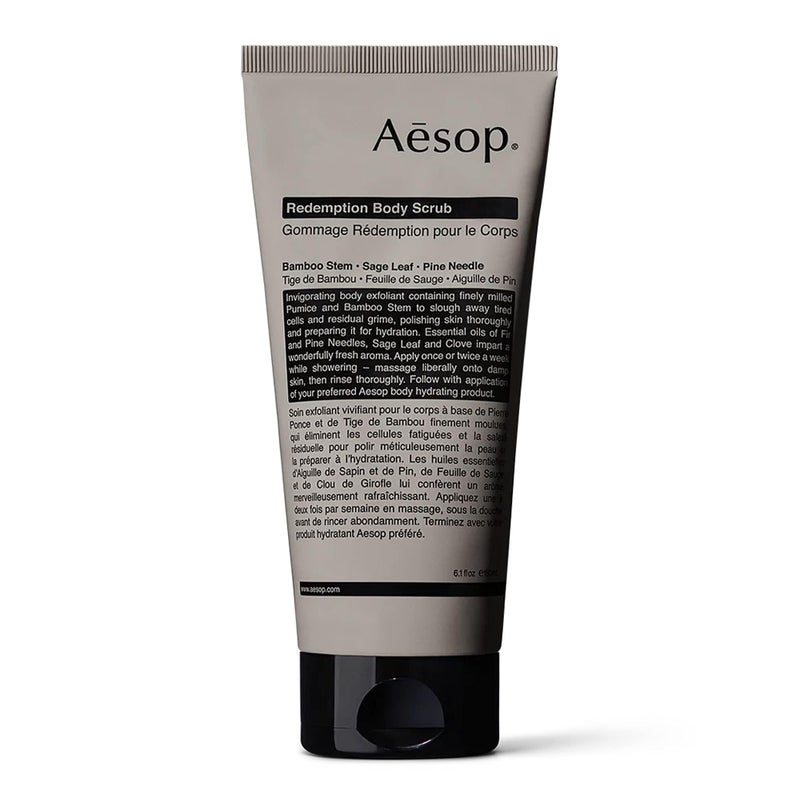 Aesop Redemption Body Scrub | Finely Milled Pumice and Aromatic Botanicals to Polish the Skin | 6.5oz / 180mL - Image 1