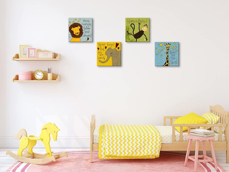Biufo Colorful Animal Wall Art Prints - Image 2