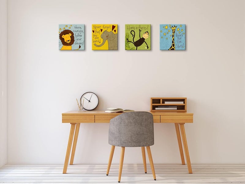 Biufo Colorful Animal Wall Art Prints - Image 3