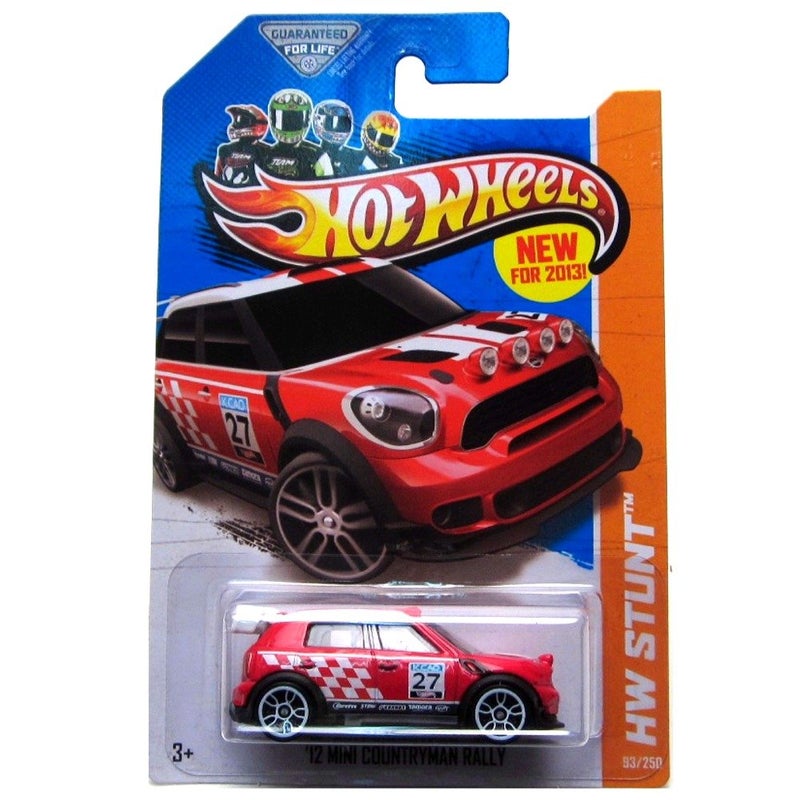 Hot Wheels 2013 Hot Wheels International F Case 12 Mini Countryman Rally Red 93/250  - Image 1