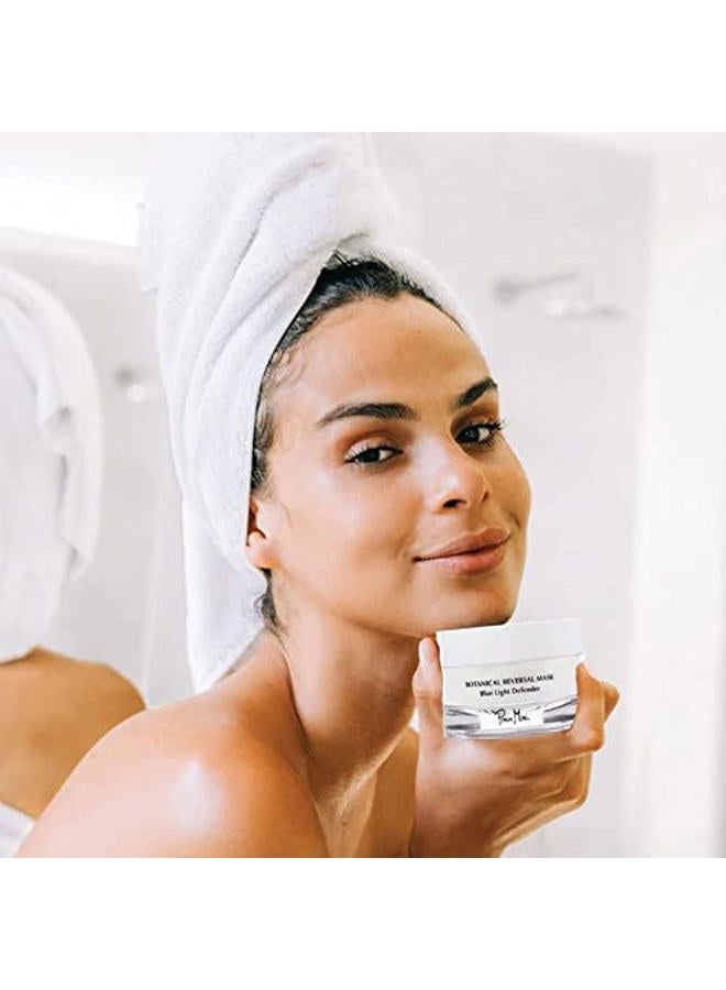 Pour Moi Botanical Reversal Mask | Blue Light Correcting Gel Mask for All Skin Types feat. Jasmine Flower & Buddleja Flower Extract to Clarify, Tone & Protect Skin - Image 5