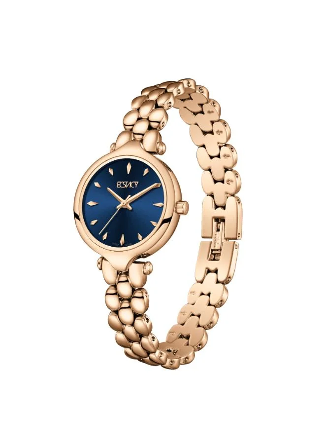 إكستاسي Women's Stainless Steel Analog Watch E25503-RBKN - 28mm mm