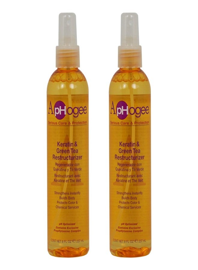 Aphogee Keratin & Green Tea Restructurizer, 8 oz (Pack of 2)