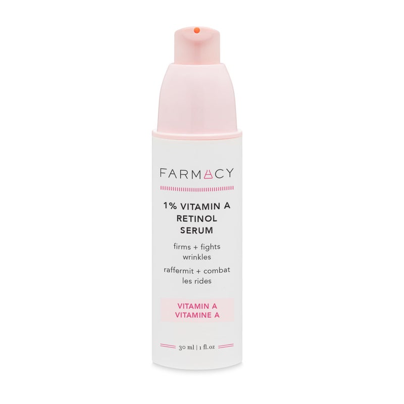 Farmacy Retinol Serum for Face - 1% Vitamin A Anti Aging - Resurfacing Wrinkle Formulated with Encapsulated Retinol + Ceramide NP to Prevent Moisture Loss + Replenish Skin Barrier (30ml) - Image 1
